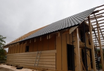 Строительство дома с применением плиты top производства Мозырского ДОК